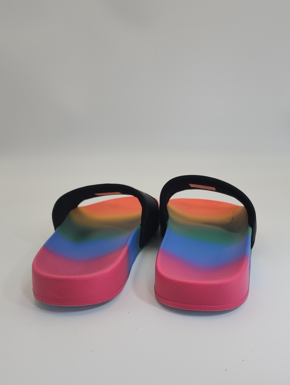 THE NORTH FACE BASE CAMP III SLIDE SANDAL IN PRIDE GRADIENT/ BLACK Sz 9 - Picture 4 of 11